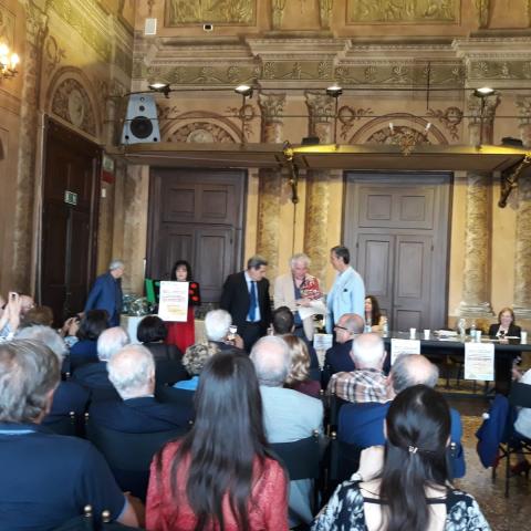 Roberto Bianchin premiato a Rovigo nel concorso «G.A. Cibotto».