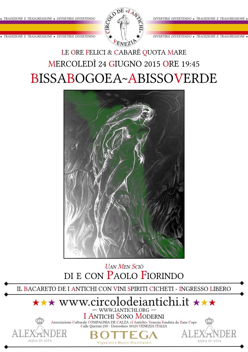 CdIAV-CQM Locandina Paolo Fiorindo presenta BissaBogoea~AbissoVerde - 20150624