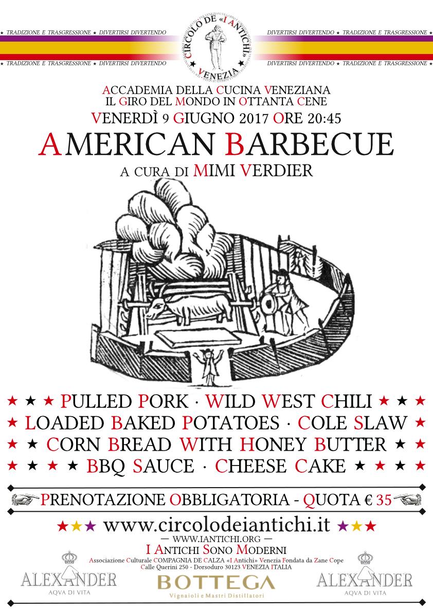 American Barbecue - Venerdì 9 giugno 2017.