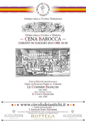 CdIAV-AdCV - Storia della Cucina a Venezia - Cena Barocca La Varenne - 20150530