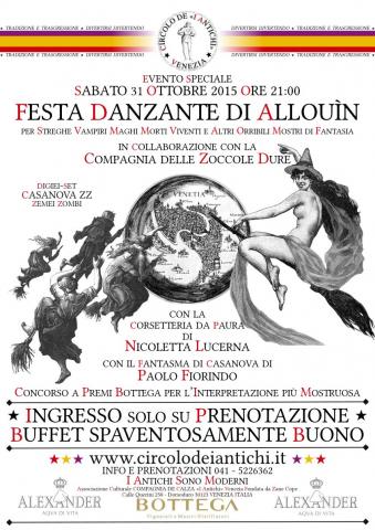 Locandina - Allouìn Festa Danzante - 31 ottobre 2015