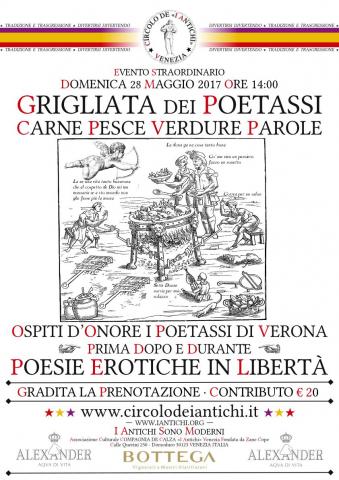 Grigliata dei Poetassi - Carne Pesce V erdur e Parole - Poesie Erotiche in Libertà