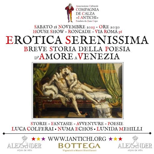 Erotica Serenissima - House Show - Roncade 18 nov 2023 ore 20:30