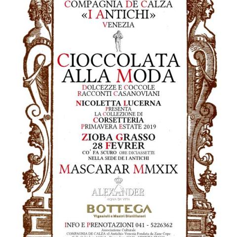 Una Cioccolata alla Moda - Zioba Grasso 2019